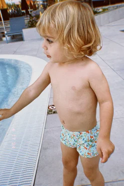 Bañador bóxer bebé estampado palmeras<Ysabel Mora Best