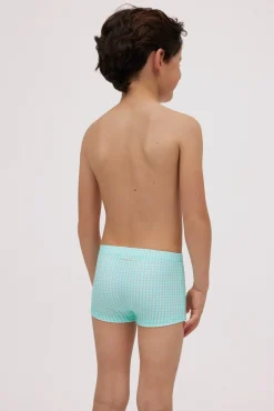 Bañador bóxer niño estampado vichy<Ysabel Mora Sale