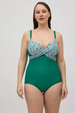 Bañador moldeador con aro estampado copa C<Ysabel Mora Discount