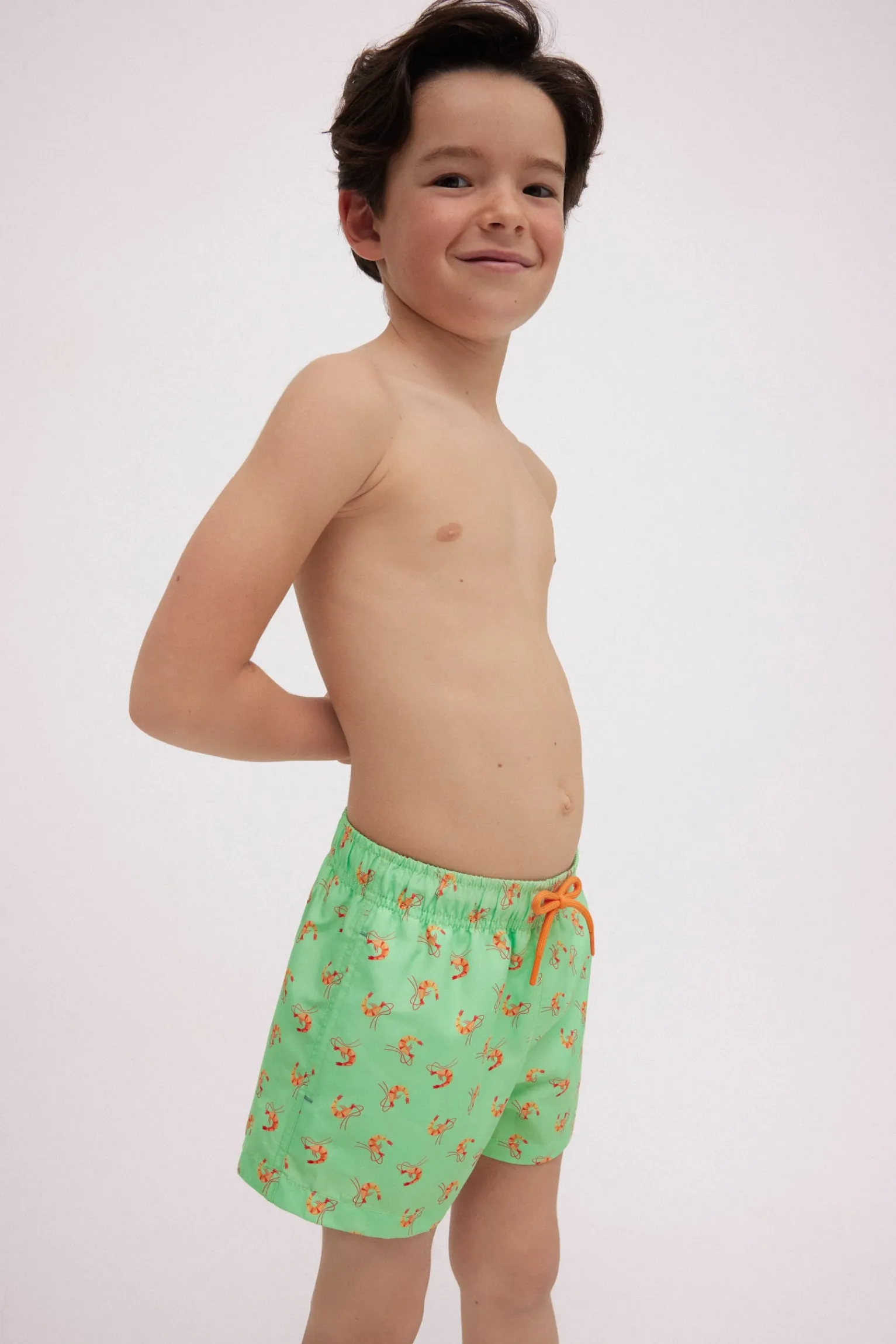 Bañador niño corto estampado seafood<Ysabel Mora