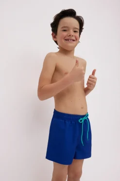 Bañador niño corto liso marino<Ysabel Mora Outlet