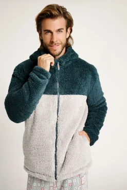 Bata corta hombre borreguito con capucha | MUYDEMI<Ysabel Mora Outlet