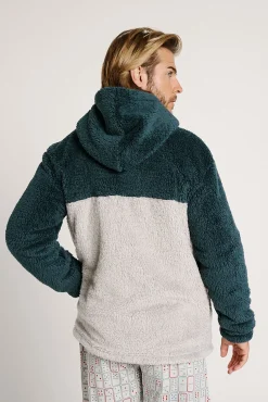 Bata corta hombre borreguito con capucha | MUYDEMI<Ysabel Mora Outlet