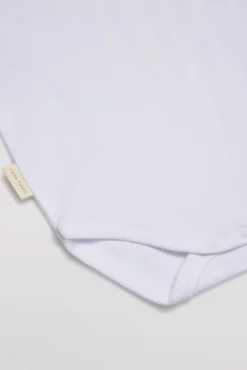 Body bebé básico manga corta solapas blanco<Ysabel Mora Sale