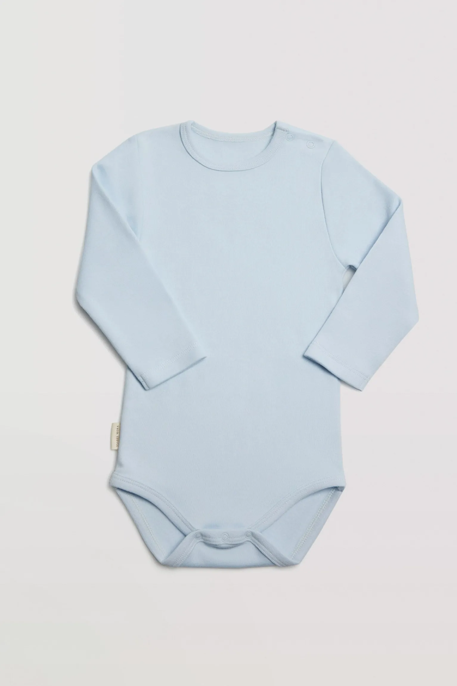 Body bebé básico manga larga celeste<Ysabel Mora New