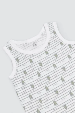 Body bebé tirantes anchos Crocodino<Ysabel Mora