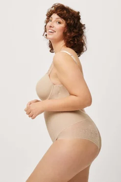 Body reductor con aro espalda abierta nude<Ysabel Mora Online