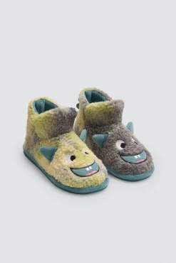 Botas de casa infantiles monstruo con detalles 3D<Ysabel Mora Best