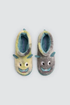 Botas de casa infantiles monstruo con detalles 3D<Ysabel Mora Best