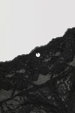 Braga alta encaje negro<Ysabel Mora New