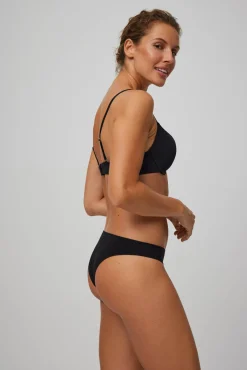 Braga brasileña algodón negro<Ysabel Mora