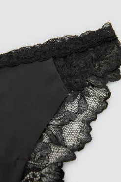 Braga brasileña elástica con encaje<Ysabel Mora Clearance