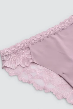 Braga brasileña elástica con encaje<Ysabel Mora New