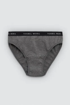 Braga juvenil algodón gris<Ysabel Mora