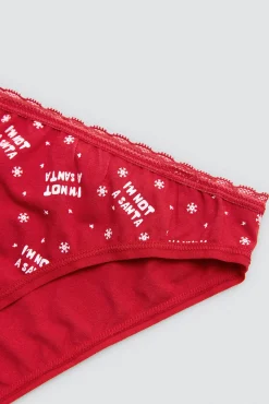 Braga mini mujer estampado navideño<Ysabel Mora Discount