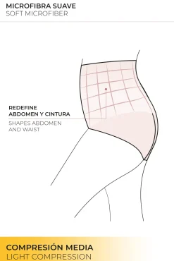 Braguita alta reductora compresión media<Ysabel Mora Online