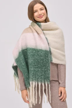 Bufanda rayas verde<Ysabel Mora New