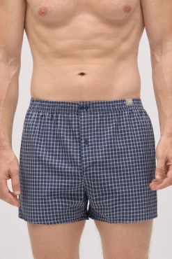 Bóxer de tela abertura algodón estampado cuadros<Ysabel Mora Sale