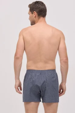 Bóxer de tela abertura algodón estampado cuadros<Ysabel Mora Sale