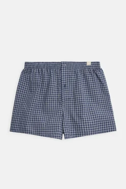 Bóxer de tela abertura algodón estampado cuadros<Ysabel Mora Sale