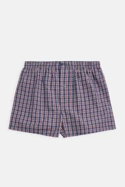 Bóxer de tela abertura algodón estampado cuadros<Ysabel Mora Outlet