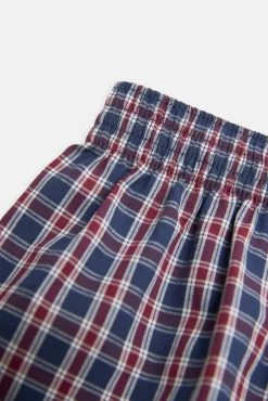 Bóxer de tela abertura algodón estampado cuadros<Ysabel Mora Outlet