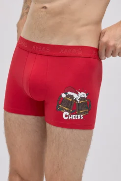 Bóxer hombre estampado navideño<Ysabel Mora Hot