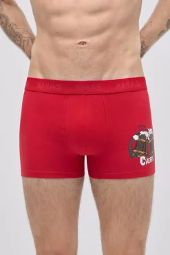 Bóxer hombre estampado navideño<Ysabel Mora Hot