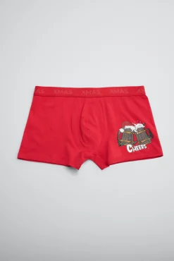 Bóxer hombre estampado navideño<Ysabel Mora Hot