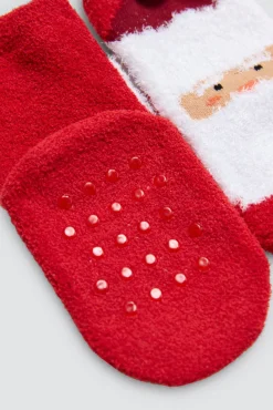 Calcetines bebé antideslizantes Navidad<Ysabel Mora Online