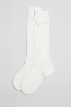 Calcetines calados largos infantiles<Ysabel Mora Clearance