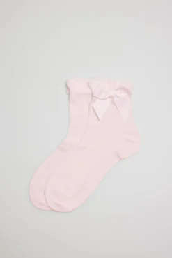 Calcetines infantiles de ceremonia lazada en<Ysabel Mora Best