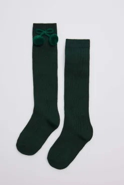 Calcetines largos pompones<Ysabel Mora Best