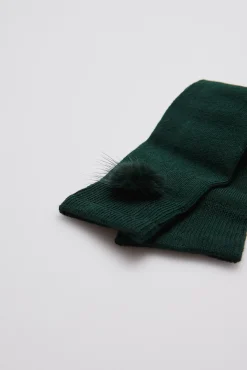 Calcetines largos verde botella<Ysabel Mora Discount