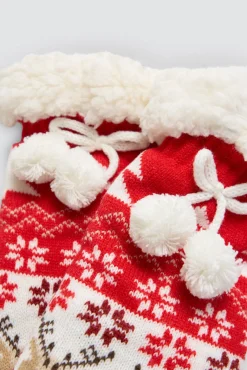 Calcetines mujer borreguito antideslizantes Navidad<Ysabel Mora Outlet