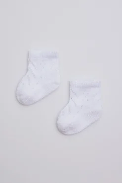 Calcetines perlé recién nacido<Ysabel Mora Online