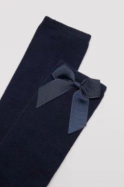 Calcetín infantil largo detalle lazo<Ysabel Mora Best