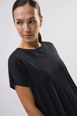 Camiseta deportiva manga corta negra<Ysabel Mora Clearance