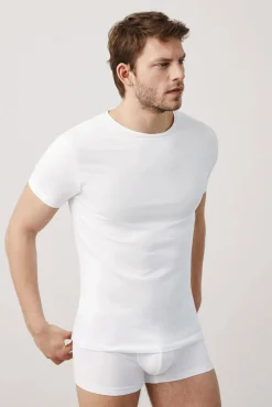 Camiseta interior manga corta algodón<Ysabel Mora Hot