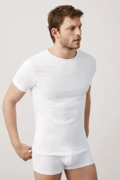 Camiseta interior manga corta algodón<Ysabel Mora Hot