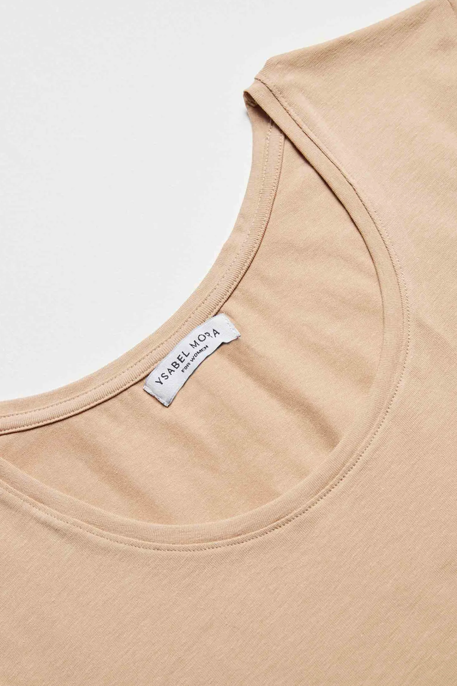 Camiseta interior manga corta algodón<Ysabel Mora