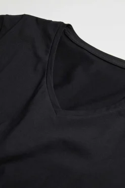 Camiseta interior manga corta cuello pico<Ysabel Mora Online