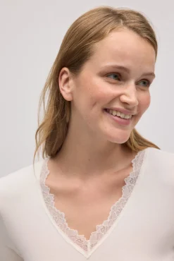 Camiseta interior manga larga bambú<Ysabel Mora Outlet