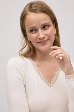 Camiseta interior manga larga bambú<Ysabel Mora Outlet