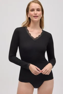 Camiseta interior manga larga bambú<Ysabel Mora Discount