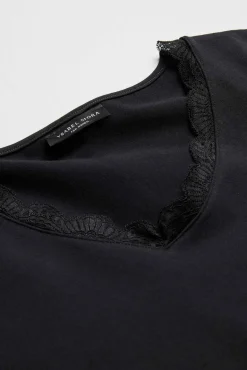 Camiseta lencera manga larga algodón<Ysabel Mora Discount