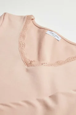 Camiseta lencera manga larga algodón<Ysabel Mora Outlet