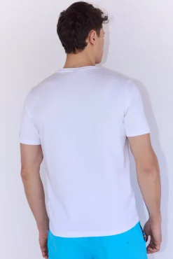 Camiseta manga corta estampado street art sockarrats blanco<Ysabel Mora