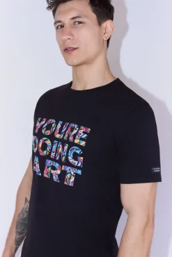 Camiseta manga corta estampado street art sockarrats<Ysabel Mora Clearance