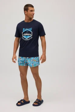 Camiseta manga corta estampada retro cars<Ysabel Mora Discount